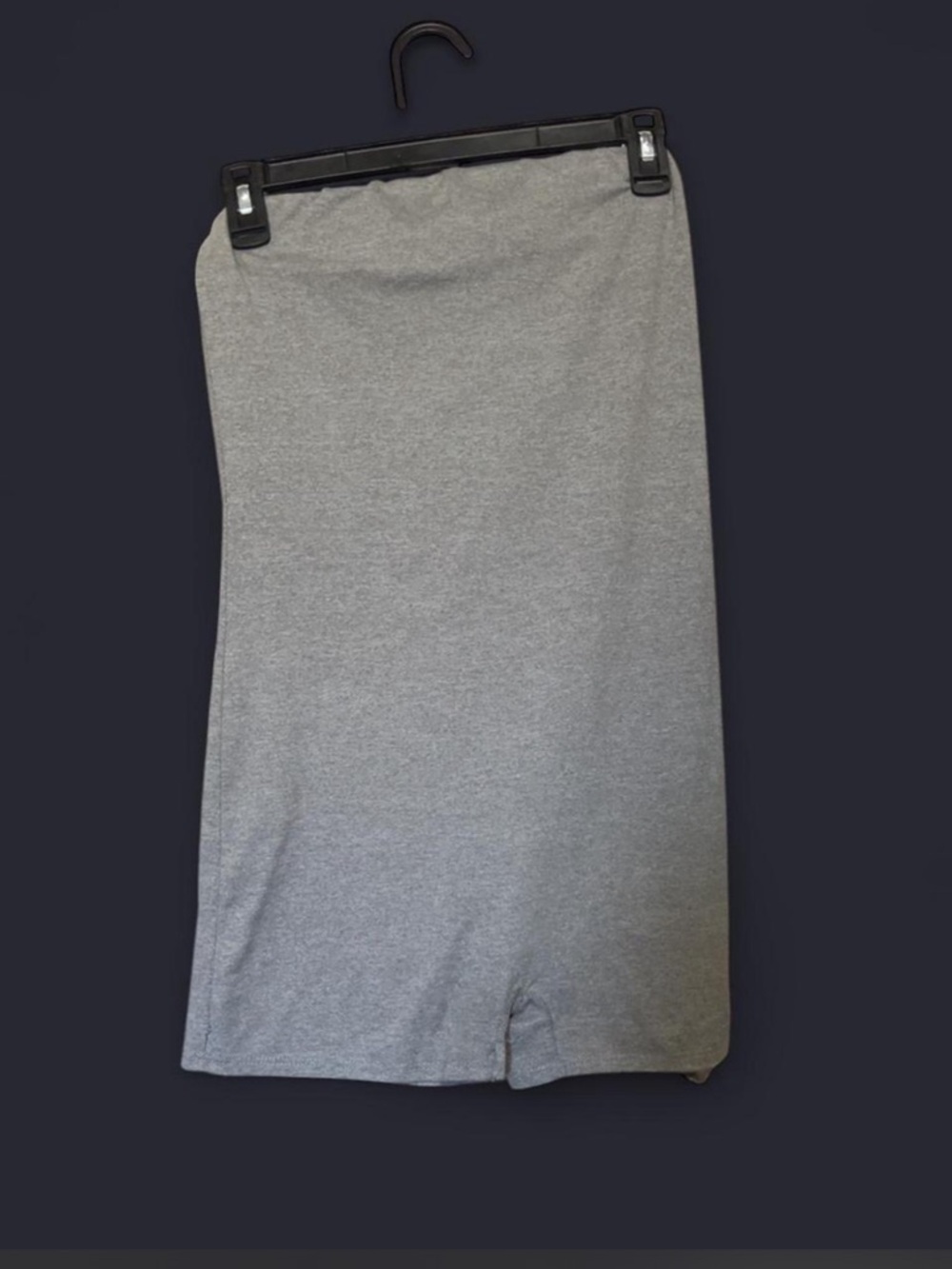 Fashion Nova Gray Stretch Pencil Skirt
